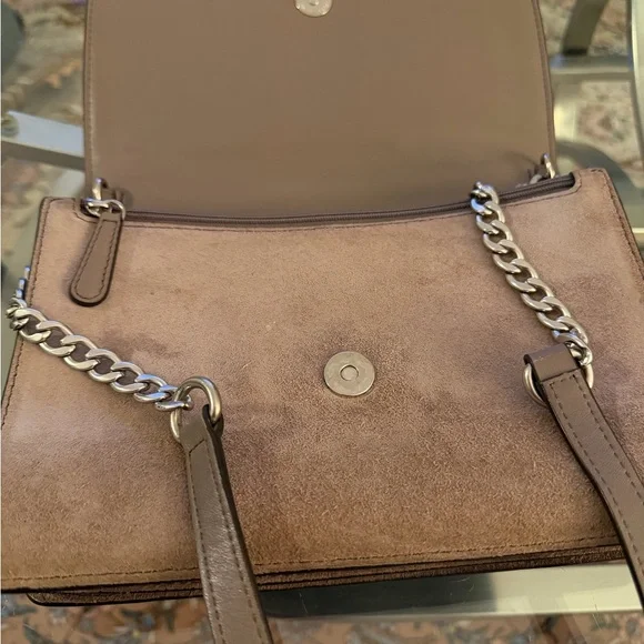 Michael Kors Tan Crossbody Bag with Eyelet Details - Picture 8 of 8